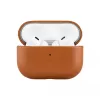 Fixed Dėklas ausinėms su MagSafe palaikymu, Apple AirPods Pro 2/Pro 2 (USB-C), Ruda spalva, Oda