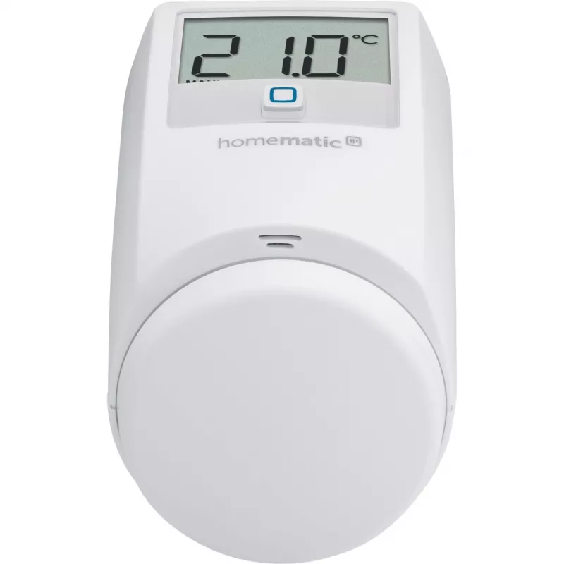 eQ-3 AG Homematic IP HMIP-eTRV, RF, 868,3 MHz, Baltas, M30 x 1,5, IP20, Skaitmeninis