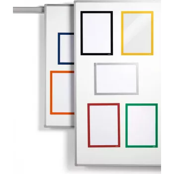 Magnetiniai informaciniai rėmeliai Durable DURAFRAME A4, 5 vnt., žali, modelis 486905
