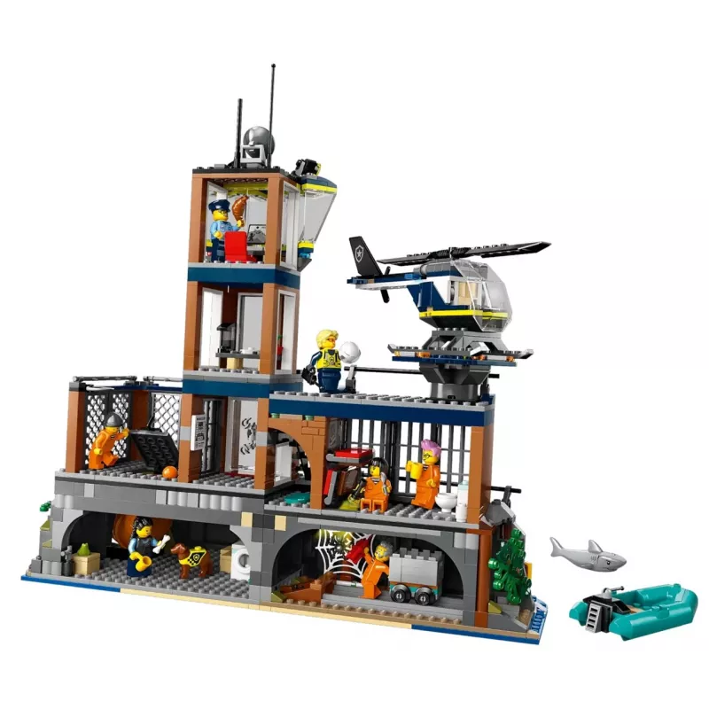 LEGO City Policijos nuovada Kalėjimo sala 60419 – 980 dalių, 7 minifigūrėlės