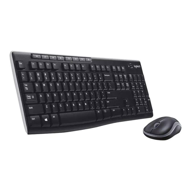 Belaidis klaviatūros ir pelės rinkinys Logitech MK270