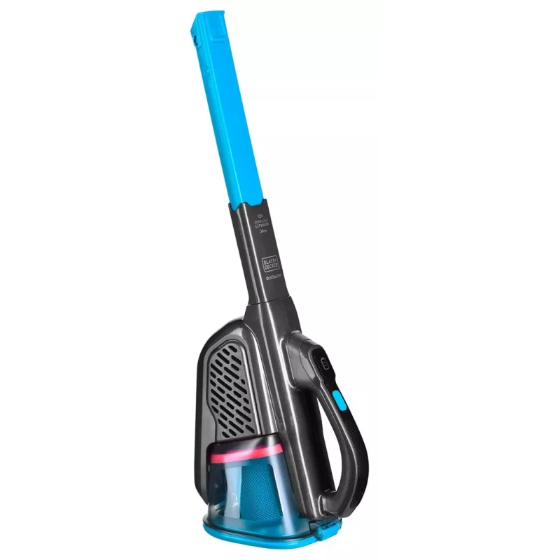 Nešiojamas dulkių siurblys Black & Decker BHHV320J mėlynas, titano spalvos, be maišelio