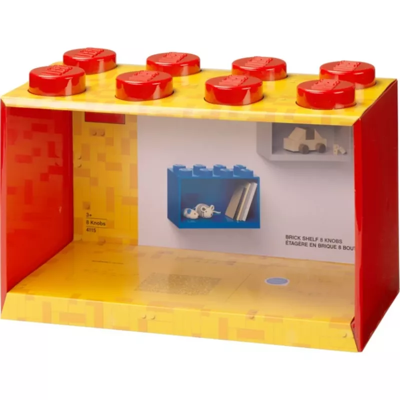 Room Copenhagen LEGO Brick Shelf 8 Shelf 41151730 (Raudona)