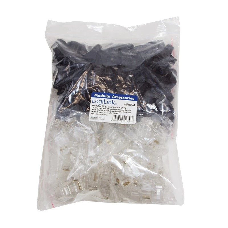 RJ-45 laidas jungtis LogiLink MP0024 (100 vnt.)