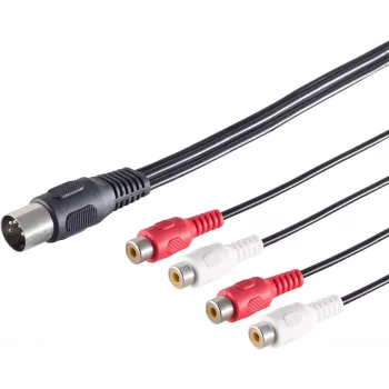 ShiverPeaks Diodenstecker 10231 5-pin į 4 RCA adapteris, 0,20 m
