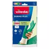Vileda Dermo Plus 'L' pirštinės žalios, medvilnė, nitrilas