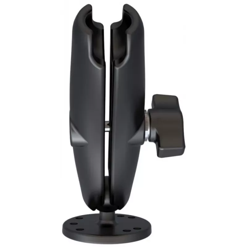 RAM Mounts dvigubos lizdo rankena su apvalia plokšte juoda 294,8 g
