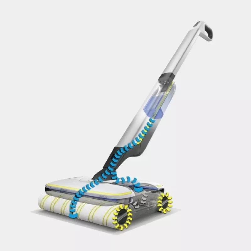 Kärcher FC 7 CORDLESS belaidis elektrinis šluotvynėlis, akumuliatorinis, be maišelio, juoda/balta/geltona, 2.85 Ah