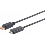 Laido adapteris S/CONN 10-71045 3 m DisplayPort → HDMI Type A juodas