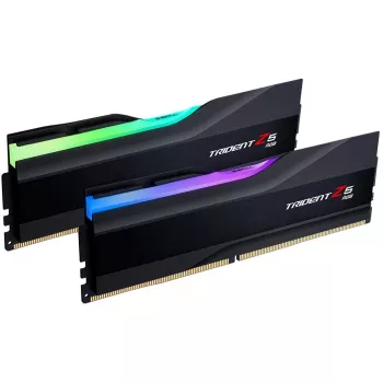 DIMM 64 GB DDR5-5600 (2x 32 GB) Dual-Kit, Arbeitsspeicher schwarz, F5-5600J3636D32GX2-TZ5RK, Trident Z5 RGB, INTEL XMP