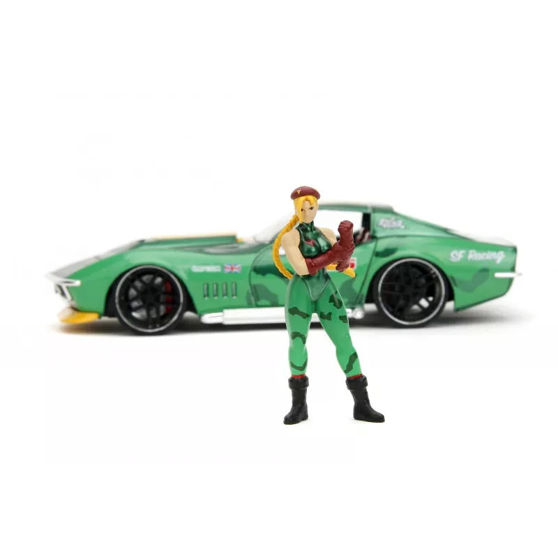 Automobilis Jada Toys Street Fighter 1969 Chevrolet 1:24 Metalinis Žalias