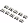 USB prievado užraktas Renkforce rf-USBBlocker-02, rinkinys po 10 vnt., sidabrinis