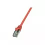 Logilink Patch-Cable RJ-45 (M) – RJ-45 (M) 7,5 m F/UTP CAT 5e Raudonas (CP1084S)