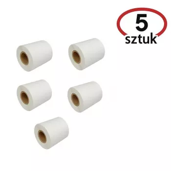 Termoetiketės BESTPAK 60 x 40 mm, tiesioginė termo, HotMelt klijai, 1000 etikečių rulone, baltos