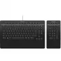 3Dconnexion Keyboard Pro su skaičių klaviatūra - klaviatūra ir skaičių blokas - USB - QWERTZ - vokiška (3DX-700091)