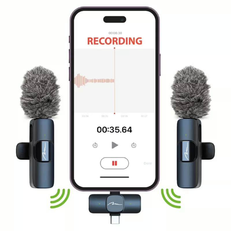 MEDIA-TECH ZESTAW MIKROFONÓW KRAWATOWYCH MICRO-MIC DUO MT416