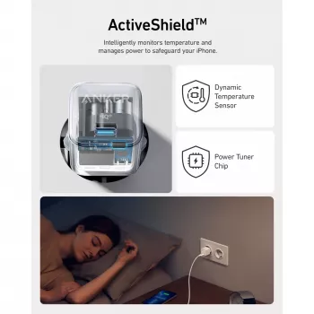 Anker 511 Nano Pro USB greitasis įkroviklis 20 W, baltas