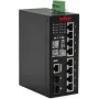 ROLINE Industrinis Gigabit Ethernet valdomas jungiklis 8x PoE + 2x SFP 240W - 10 prievadų - 1 Gbps - PoE - valdomas (21.13.1131)