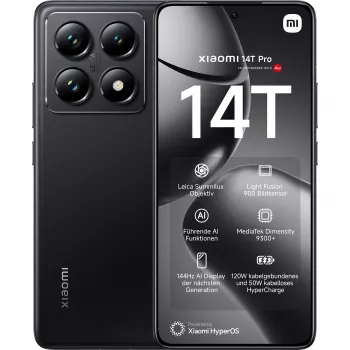 Xiaomi 14T Pro 16.9 cm (6.67 inch) Dual SIM 5G 12 GB 512 GB 5000 mAh Juodas