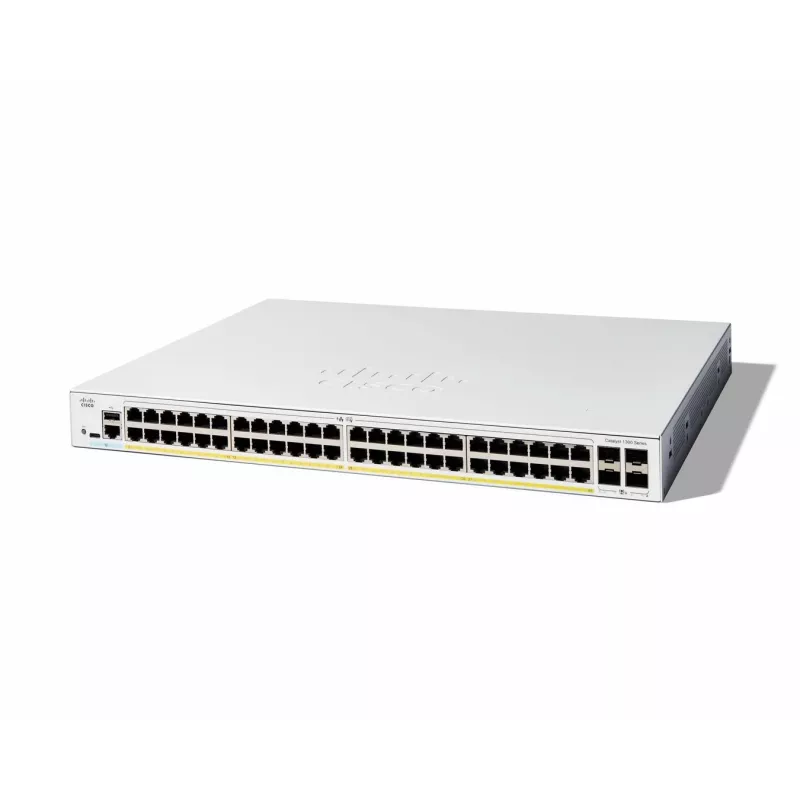 Valdomas jungiklis Cisco Catalyst 1300-48P-4X 48 prievadų GE PoE 4x10GE SFP+
