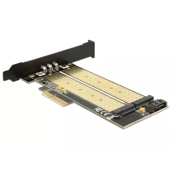 DeLOCK 89630 Vidinė PCIe sąsajos plokštė su dviem M.2 lizdais (SATA ir PCIe)
