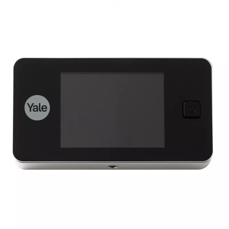 Skaitmeninis durų žiūrėjimo įrenginys Yale 45-0500-1432-00-6011 — 3.2 colio LCD, 105° žiūrėjimo kampas, 110° kampas, juodas, 2×AAA