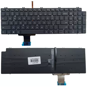 Dell KB316519 klaviatūra (pakeitimo) su apšvietimu, JAV išdėstymas, juoda