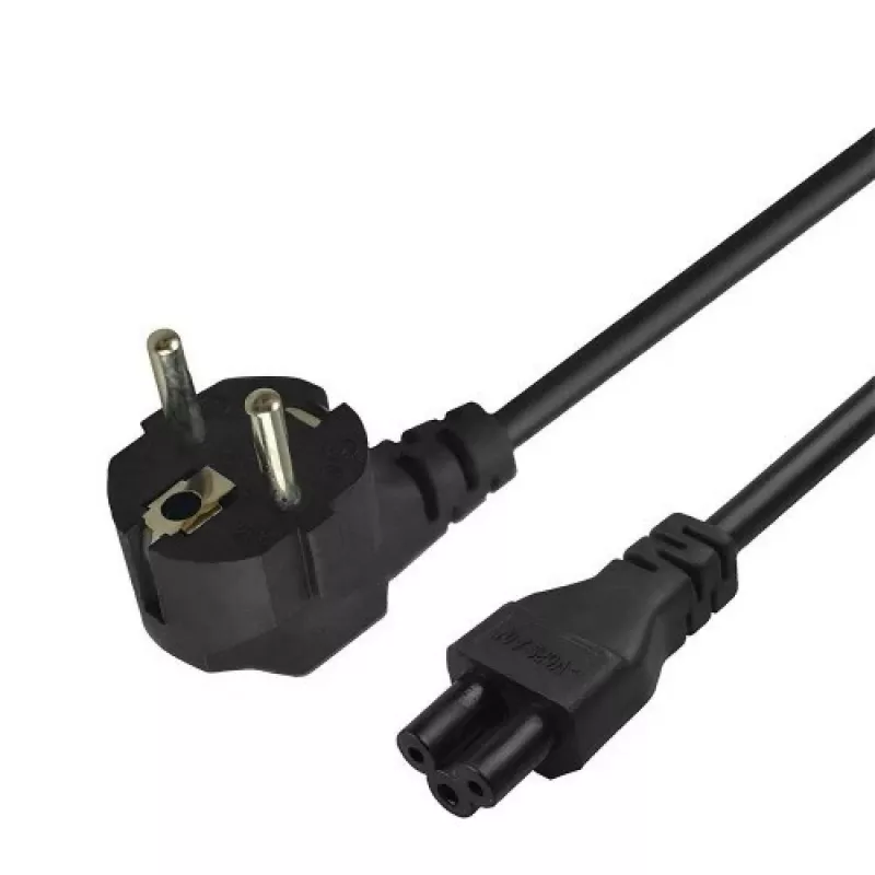 Maitinimo kabelis Savio Strom IEC 60320 C5 CEE 7/7 3m juodas C5 mova