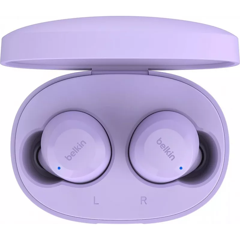 Ausinės „Belkin SoundForm Bolt“ belaidės, IPX4, levandų spalvos