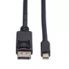 ROLINE 11445634 DisplayPort Mini DisplayPort 1m laidas juodas