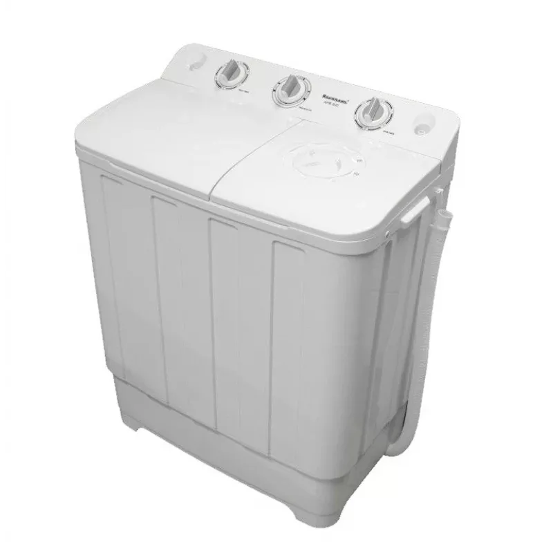 Skalbimo mašina pusiau automatinė Ravanson XPB-800 – 7,5 kg, 1400 aps./min., viršutinis pakrovimas, balta