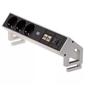 Prailginimo blokas Bachmann DESK 2 3x Schuko 2x CAT6 1x HDMI 1x USB 3.0 902.502