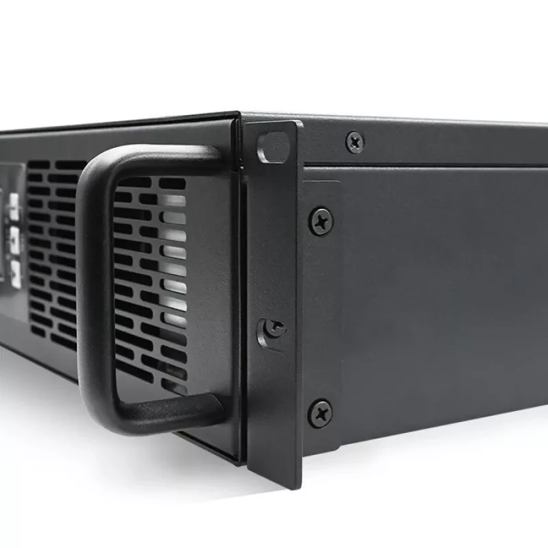Qoltec 52285 nepertraukiamo maitinimo šaltinis (UPS) Dvigubos konversijos (Online) 1 kVA 1000 W 2 AC išėjimai