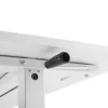 Stalas su rankiniu aukščio reguliavimu Ergo Office ER-401 W, maks. 40 kg, maks. aukštis 117 cm, su stalviršiu darbui stovint ir sėdint