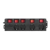 Prailginimo laidas LogiLink LPS251 1,5 m 4 AC lizdai vidaus juodas