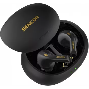 Belaidės ausinės SENCOR SEP 560BT BK, BT 5.3, veikimo laikas 6 h, 40 mAh
