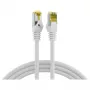 EFB-Elektronik RJ45 Patch Laidas Cat.6A S/FTP LSZH Cat.7 Baltas 0,15m