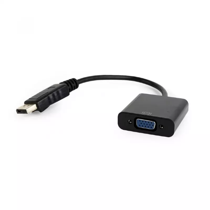 Adapteris DisplayPort į VGA juodas