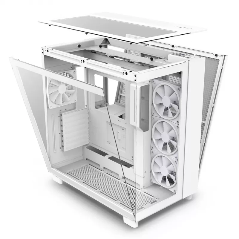 PC korpusas NZXT H9 Elite Midi Tower Baltas