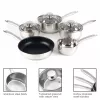 Russell Hobbs BW06572EU72 – 5 dalių nerūdijančio plieno puodų ir keptuvių rinkinys