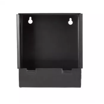 Plokščias metalinis kulkų gaudytuvas broń.pl K-14-3 14x14 cm, 1,25 mm, juodas, tvirtinimui prie sienos arba ant pjedestalo
