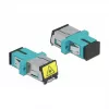 Optiminis skaidulų movos jungtis DeLOCK 86890 SC Simplex moteriška į SC Simplex moteriška, daugiamodė, aqua
