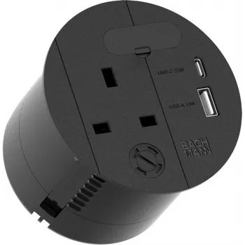 Bachmann LOOP IN CHARGE UK 1xUSB 22W — sieninis įkroviklis su USB išvestimi