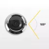 Skaitmeninis durų žiūrėjimo įrenginys Yale 45-0500-1432-00-6011 — 3.2 colio LCD, 105° žiūrėjimo kampas, 110° kampas, juodas, 2×AAA