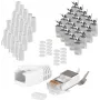 RJ-45 jungtis ShiverPeaks 72067-20W balta