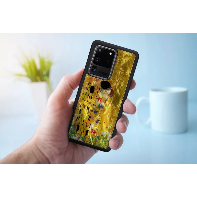 Apsauginis dėklas iKins Samsung Galaxy S20 Ultra — Black Kiss dizainas