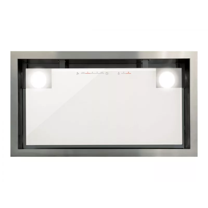 CATA Gartraukis GC DUAL A 45 XGWH, energijos efektyvumo klasė A, plotis 45 cm, 820 m³/h, jutiklinis valdymas, LED, baltas stiklas