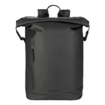 Tucano Rollo BKROL15-BK kuprinė 15,6 colio nešiojamajam kompiuteriui / MacBook Pro 16 colių (40,6 cm), vandenį atstumianti, juoda