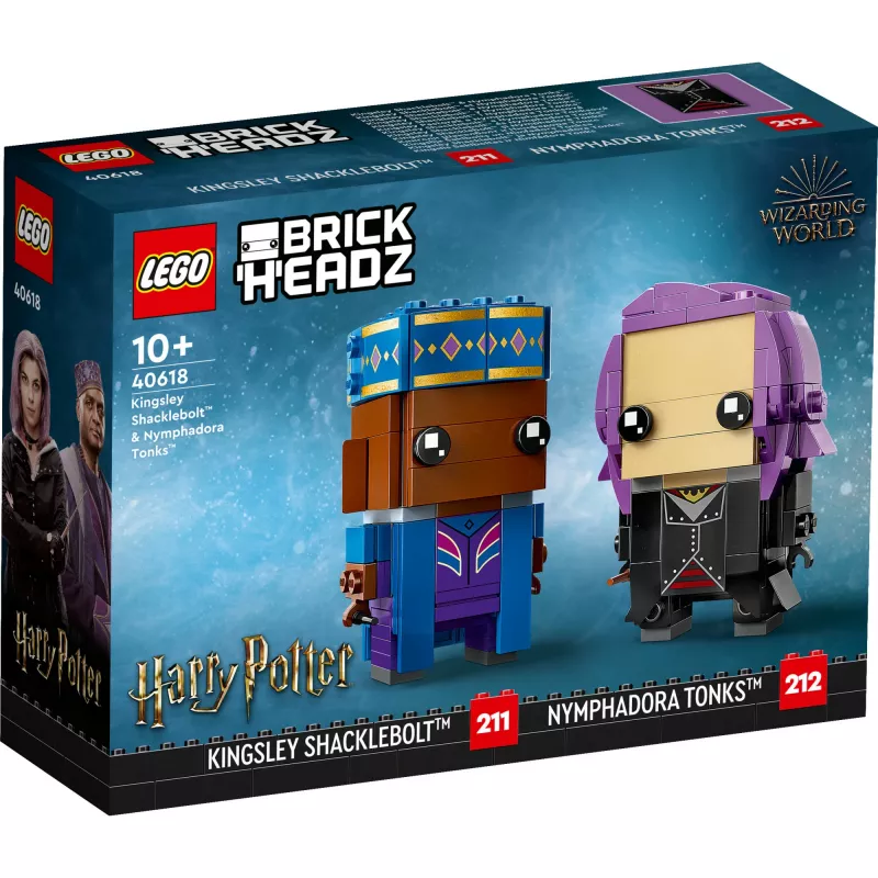 Lego Brickheadz Haris Poteris 40618 Kingsley Shacklebolt ir Nymfadora Tonks