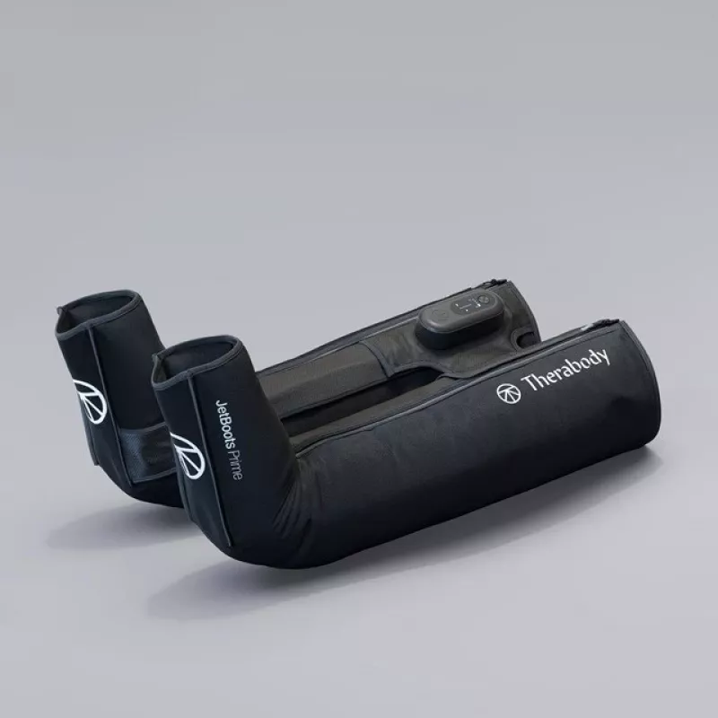 Pneumatiniai atsigavimo batai Therabody RecoveryAir JetBoots Prime S – nuoseklios kompresijos sistema, baterija, 180 min veikimo laikas, juoda, 2,51 kg